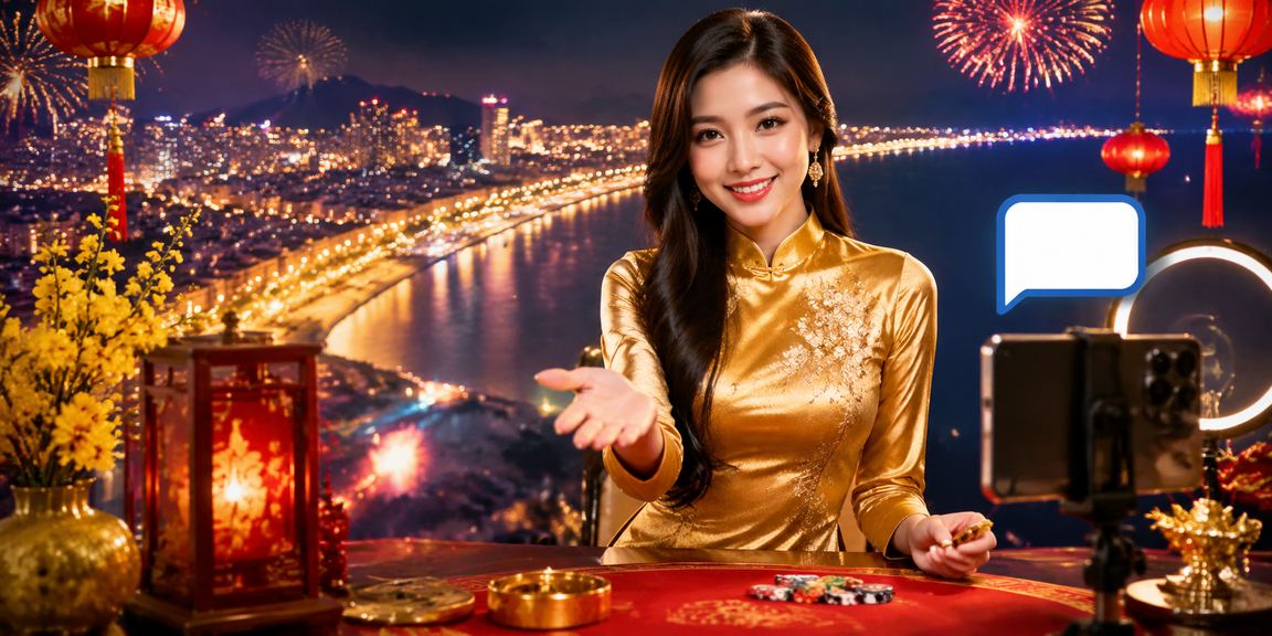 Quy Nhơn với áo dài và bối cảnh casino betting trong ngày ưu đãi