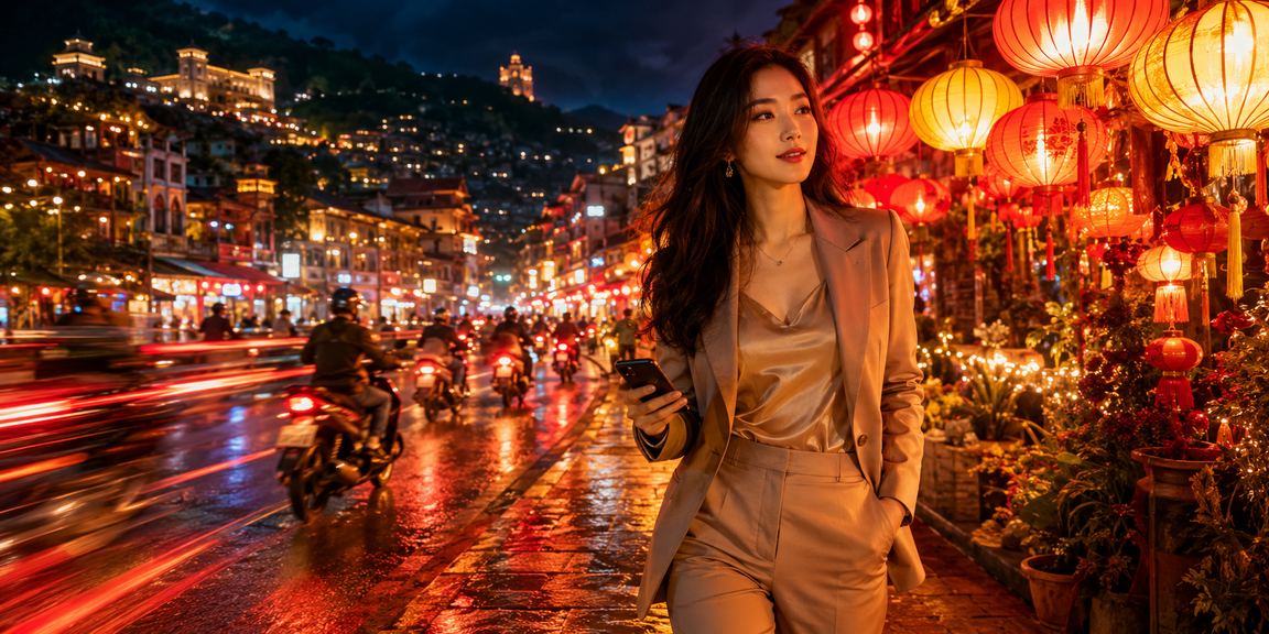 Chợ đêm Sa Pa với chủ đề đăng ký và bonus cho người dùng mobile
